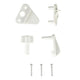 Seachoice Pontoon Gate Latch Replacement Kit, Fits 1-1.25 In. Square Frames, Includes Hardware