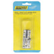 Seachoice Marine-Grade Barrel Bolt, Chrome-Plated Cast Brass, 2-1/2 In. X 1-1/16 In.