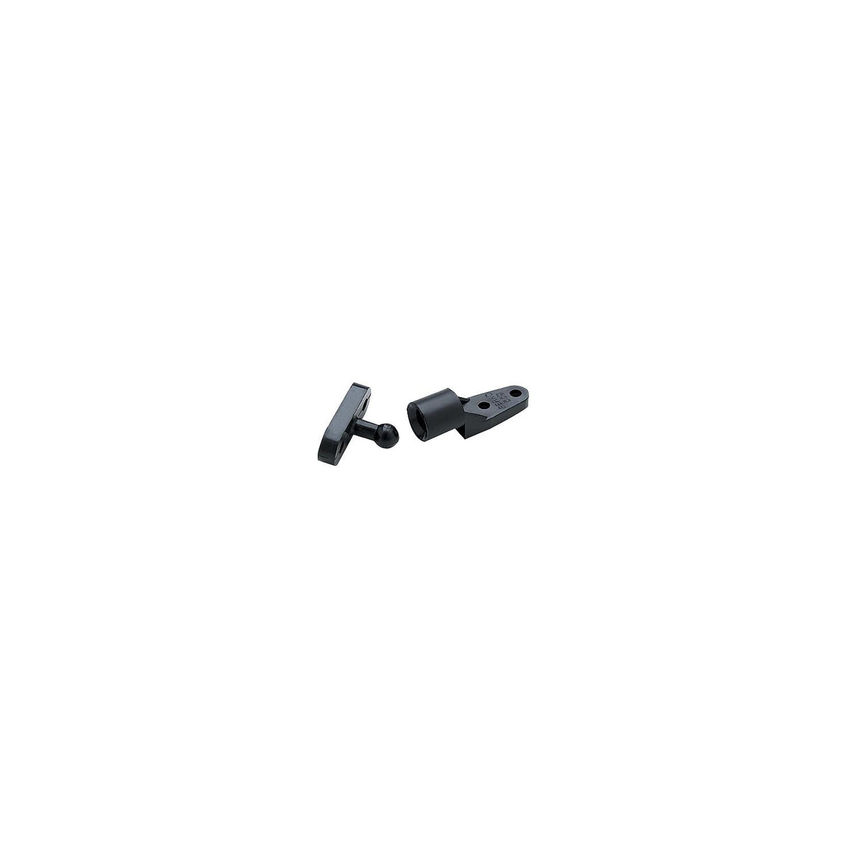 Seachoice Black Plastic Door Catch (1 Pair Per Pack)