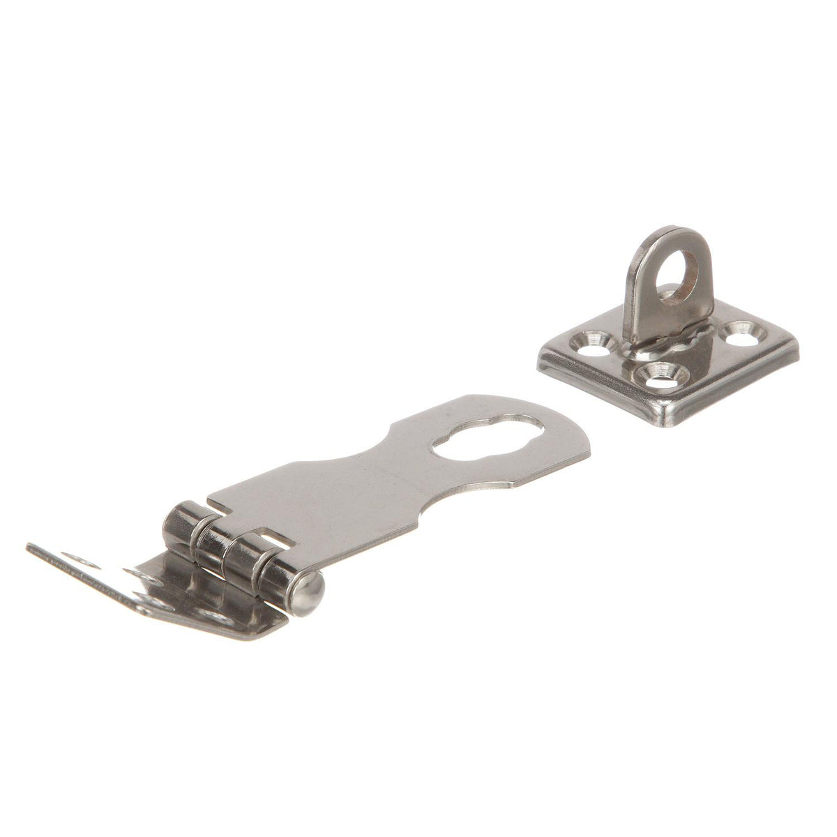 Seachoice Marine-Grade Safety Hasp with Swivel Eye, Polished 304 Stainless Steel, 2-3/4 In. X 1 In.