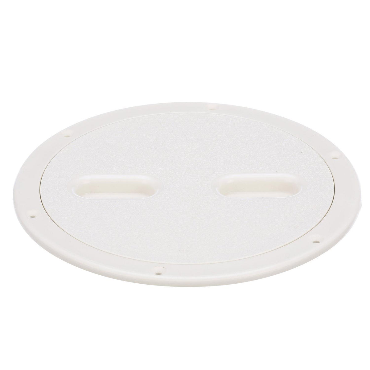 Seachoice Twist 'N' Lock Deck Plate, White Base and Lid, Up to 8-1/2 in. Diameter