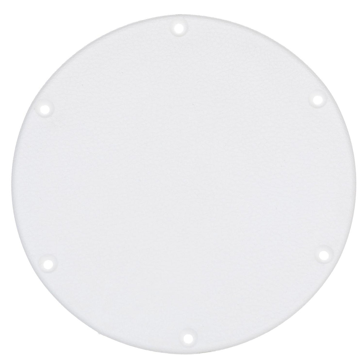 Seachoice Mounted Boat Plate Cover, Arctic White Finish, Up to 6 in.