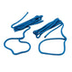 Seachoice Double-Braid Nylon Fender Line, 1/4 In. X 6 Ft., Blue