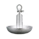 Seachoice Mushroom Anchor, Cast Iron, Aluminum-Painted Silver, 15 Lbs., Boats Up to 16 Ft. Long