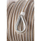 Seachoice Boat Anchor Rope, Double-Braid, Nylon, Achor Line, 3/8 in. X 150 Ft., Gold/White