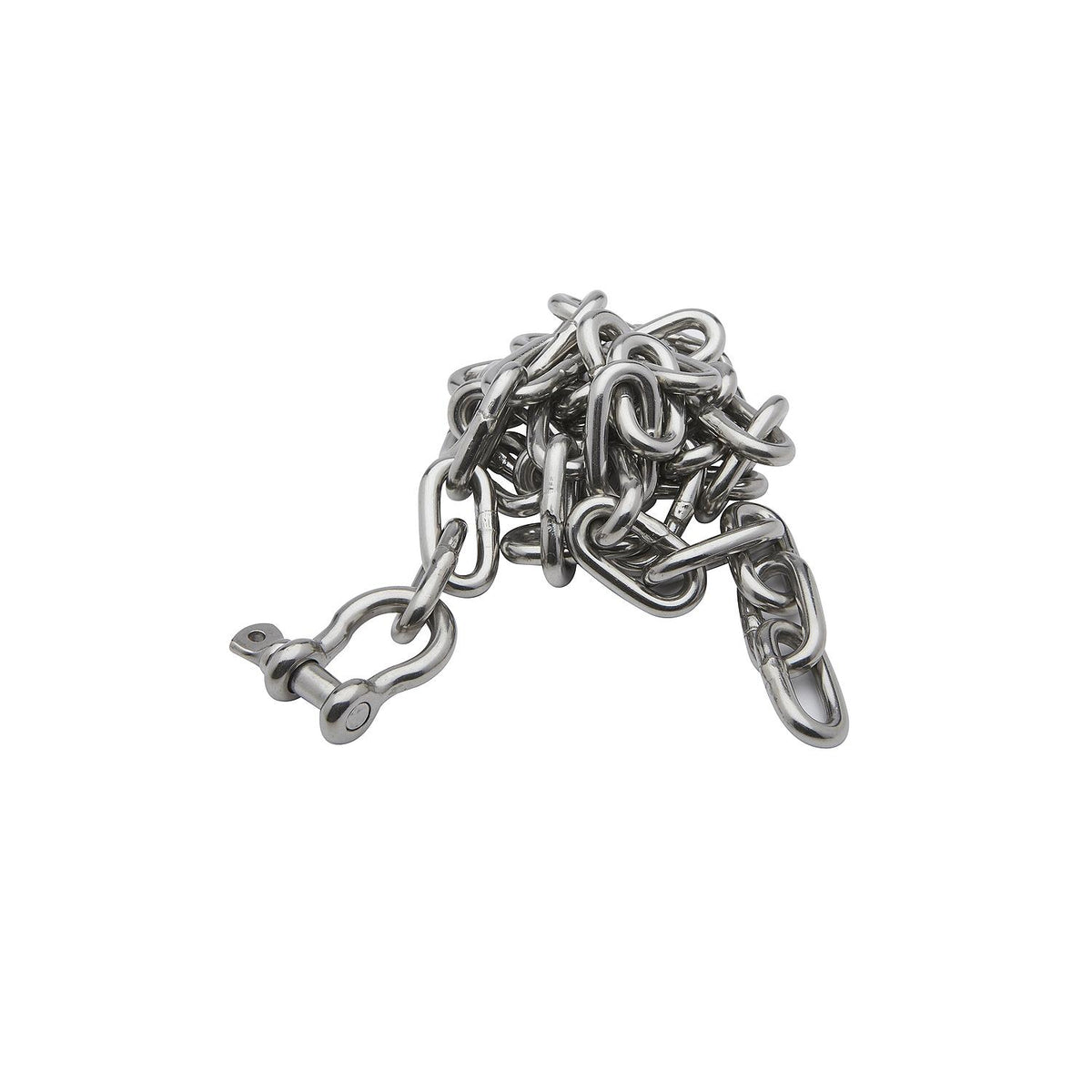 Seachoice 1/4 In. X 4 Ft. Chain, 304 Stainless Steel with Shack