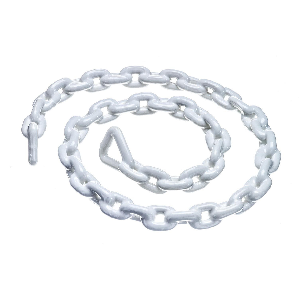 Seachoice Boat Anchor Chain, PVC, White, Coated, 3/8 In. X 6 Ft., For Boats Up to 54 Feet