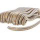 Seachoice Double-Braid Nylon Dock Line with Eye Splice, Pre-Shrunk, Heat Stabilized, 3/4 In. X 50 Ft., Gold White
