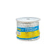 Seachoice Boat Anchor Line Rope, 3-Strand Twisted, Nylon, White/Blue, 3/8 in. X 150 Ft.