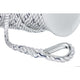 Seachoice Boat Anchor Line Rope, 3-Strand Twisted, Nylon, White/Blue, 1/2 in. X 250 Ft.