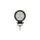 Seachoice LED Flood Beam Round Work Light, 12/24V, Black Housing, 4 LEDs