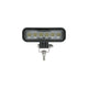 Seachoice 6 LED Flood Beam Work Light, 865 Lumens, Rectangular, Black Housing