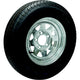 Seachoice ST225/75R15D/6H KR35 15" Galvanized Spoke, 6-Lug on 5-1/2" Radial Tire & Wheel Assembly