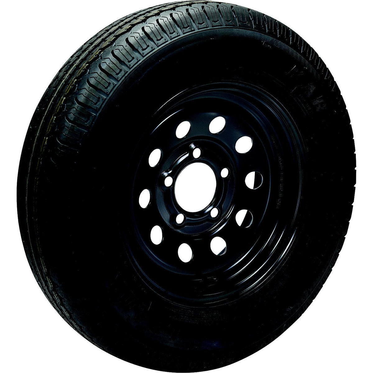 Seachoice ST175/80R13C/5H KR35 13" Black Modular, 5 Lug Radial Tire & Wheel Assembly