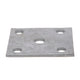 Seachoice Axle, U Bolt Plate Trailer, Galvanized, for Square Beam and Tube Axles