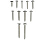 Seachoice Stainless Steel Tapping Screw Kit, 72 Piece