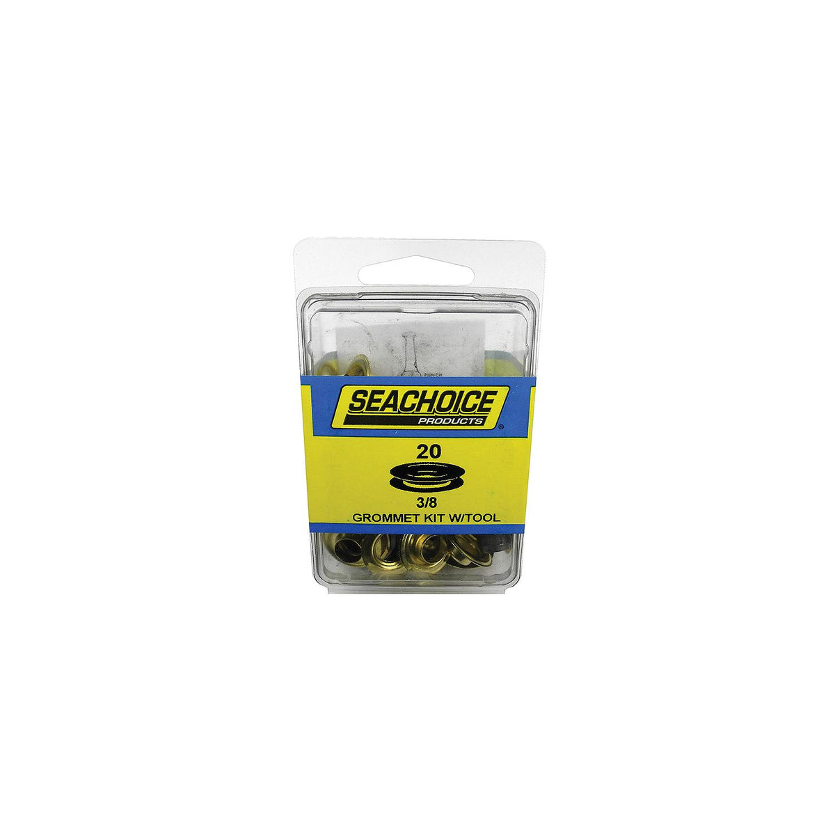 Seachoice Grommet Kit With Tool 20 Sets - 3/8" Grommets