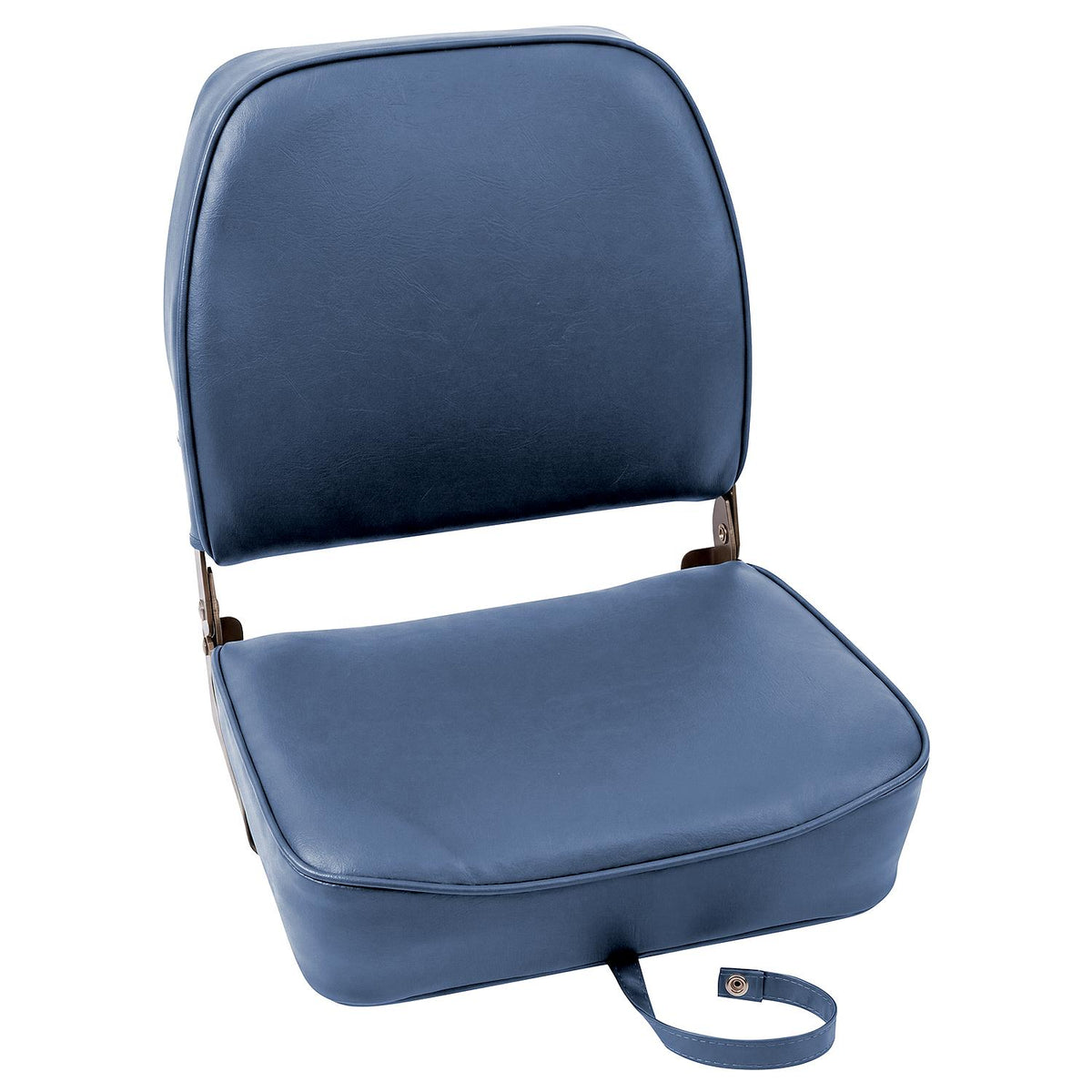Seachoice Low-Back Fold-Down Fishing Seat, Navy