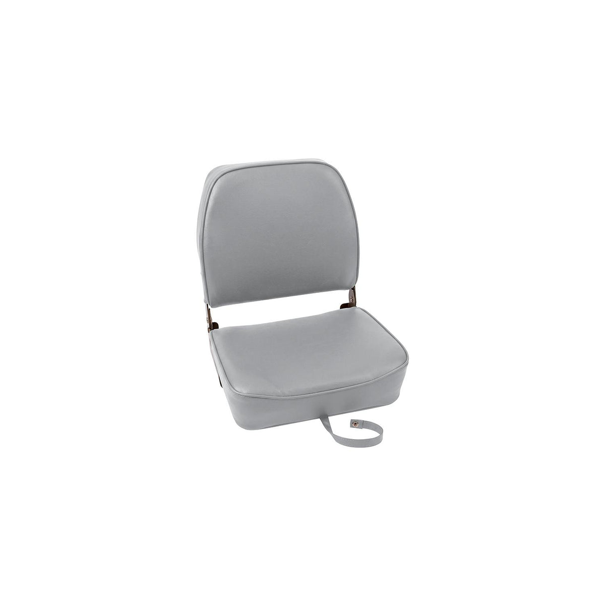 Seachoice Low-Back Fold-Down Fishing Seat, Gray