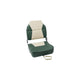 Seachoice Premium High-Back Fold-Down Fishing Seat, Sand/Green