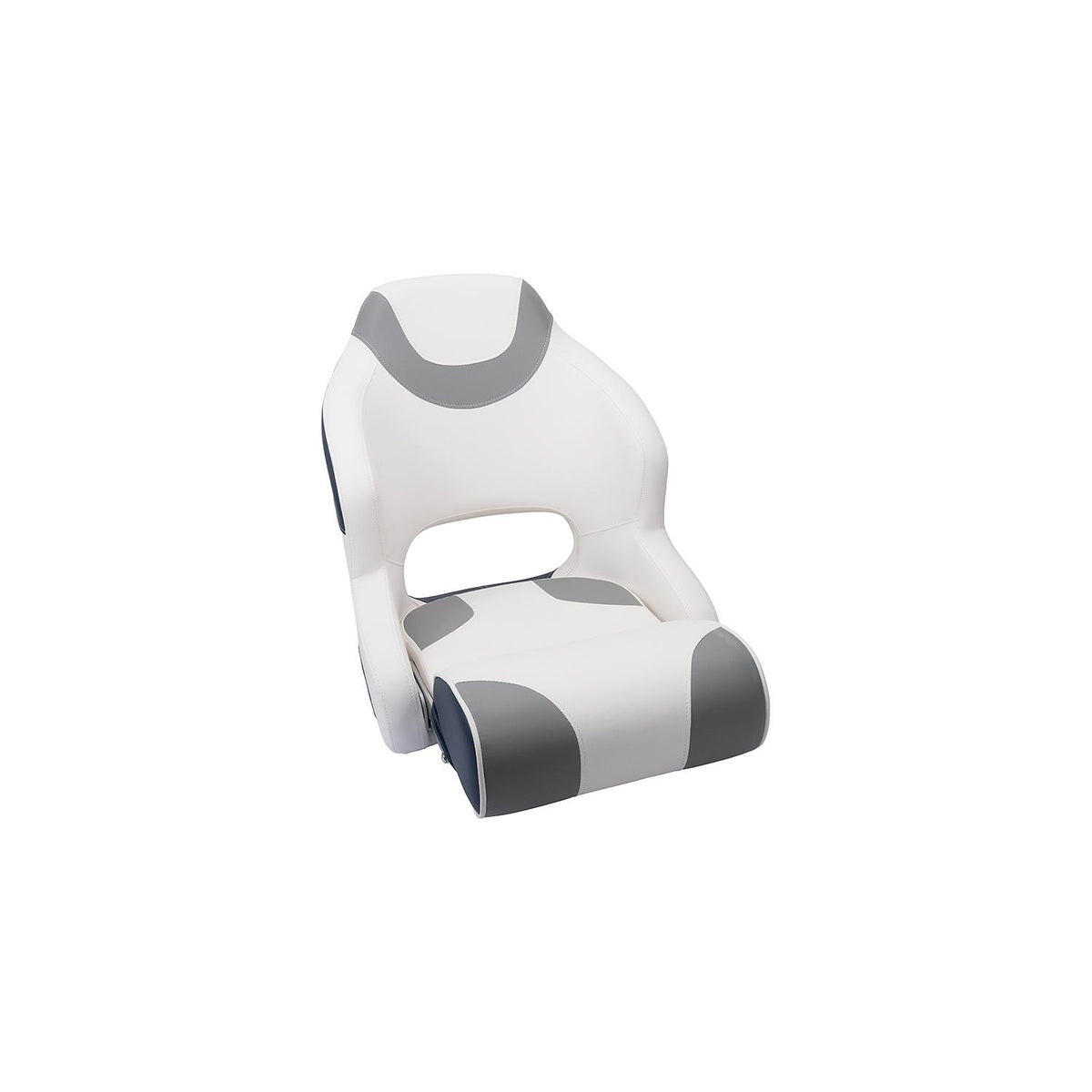 Seachoice Bucket Seat with Bolster, White/Gray/Navy