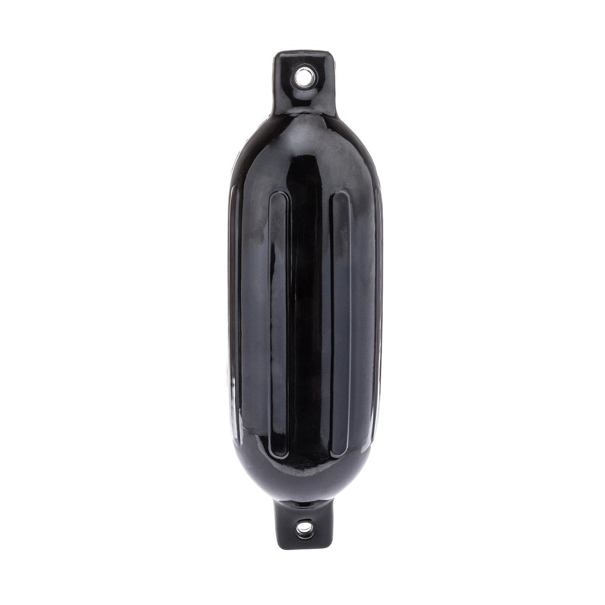 Seachoice Twin Eye Ribbed Boat Fender, Black, 6-1/2 In. X 23 In.