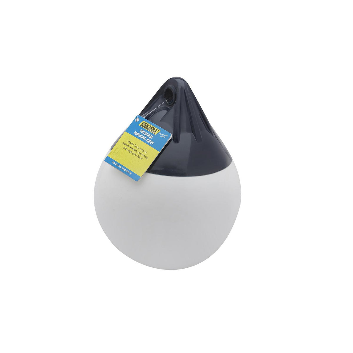 Seachoice Premium Mooring Buoy, 10 In., White, Commercial