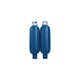 Seachoice Twin Eye Ribbed Fender Kit (Includes 2 5.5" x 20" Blue Fenders and 2 Matching 3/8 x 5' Fender Lines)