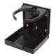 Seachoice Folding Drink Holder, Adjustable, Boat, Black