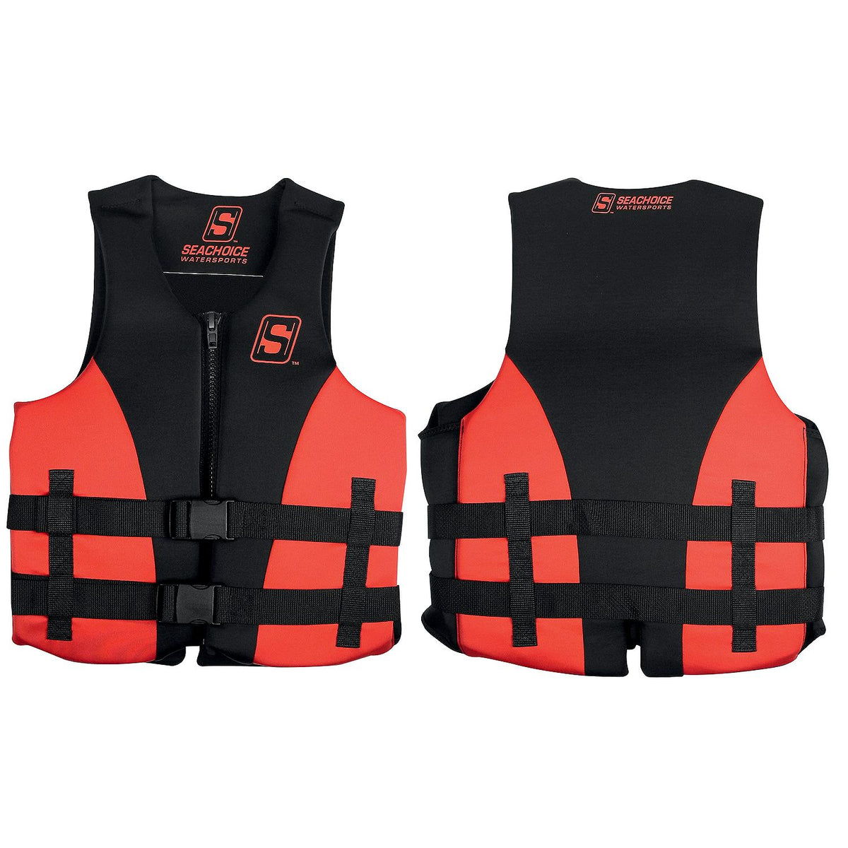 Seachoice Evoprene Multi-Sport Life Jacket - 3XL - Red/Black, Fits Chest 50-56 in, USCG Level 70