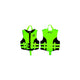 Seachoice Evoprene Multi-Sport Life Jacket - Child - Green/Black, USCG Level 70