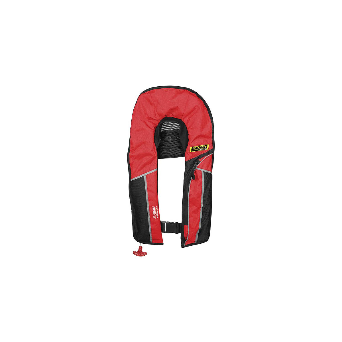Seachoice Type V Premium Rip-Stop Inflatable PFD – Adult Universal, Red
