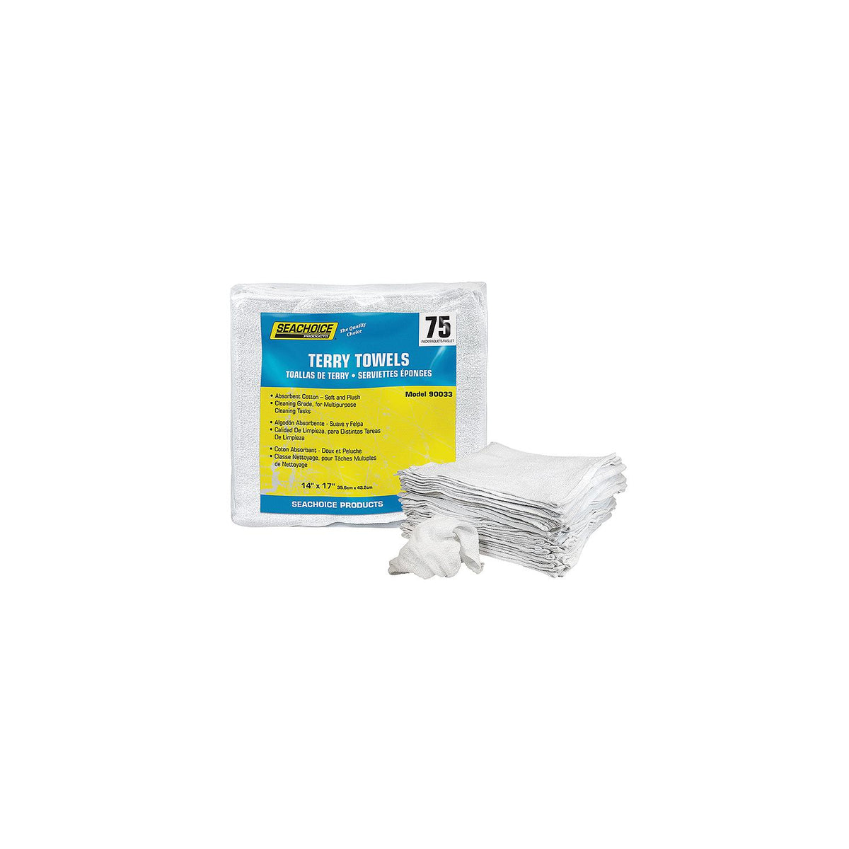 Seachoice Terry Towels, 75-ct. Bag