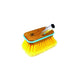 Seachoice Deck Brush with Bumper - Wood, Size: 6", Soft (Yellow Poly)