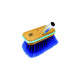 Seachoice Deck Brush with Bumper - Wood, Size: 6", Extra Soft (Blue Poly)