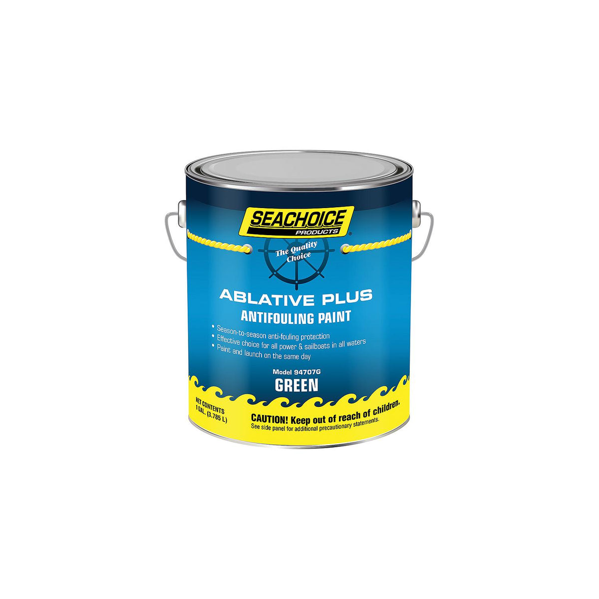 Seachoice Ablative Plus Premium Antifouling Paint, Green, 1 Gallon