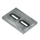 Seachoice Hull Plate Anode, Magnesium, Fresh Water Use, 6 in. X 4 in. X 1/2 in.