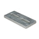 Seachoice Hull Plate Anode, Aluminum, 12 in. X 5 in. X 1 in.