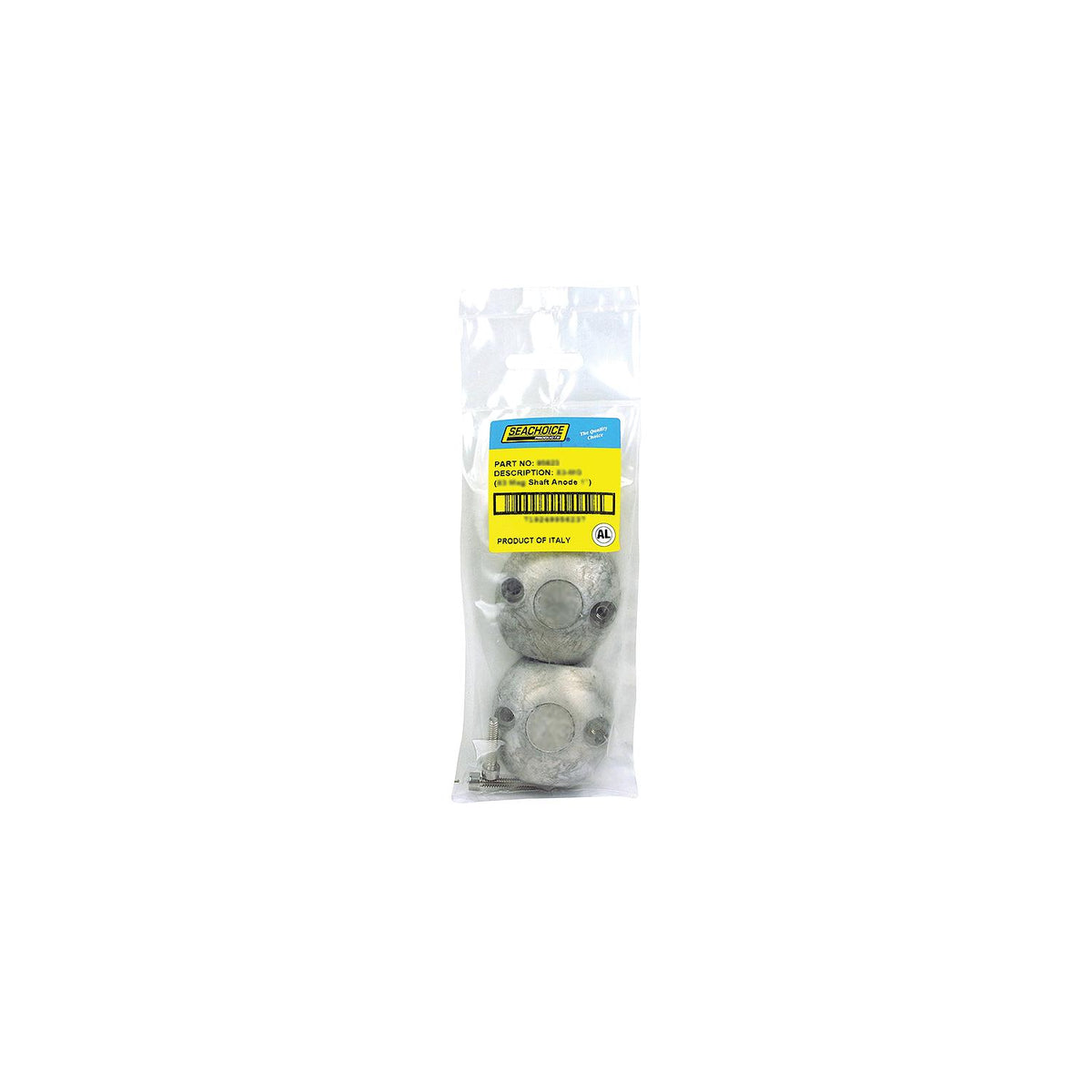 Seachoice 95618 Streamlined Shaft Anode with Allen Screw, Aluminum, Model X1, Size 3/4"