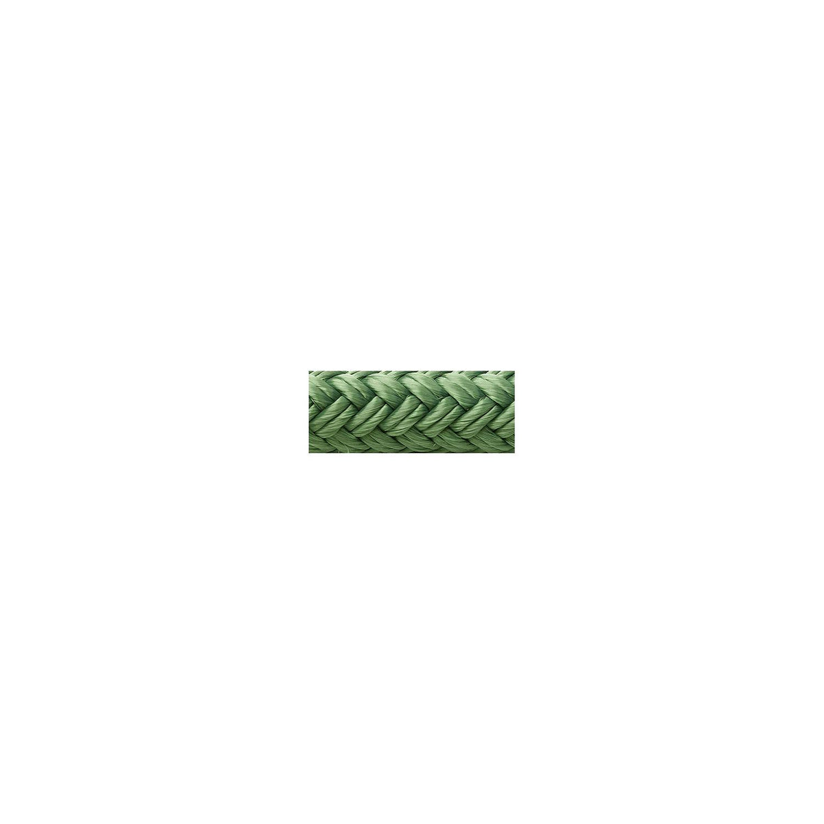 Seachoice Double-Braid Nylon Dock Line with Eye Splice, Pre-Shrunk, Heat Stabilized, 1/2 In. x 15 Ft., Forest Green