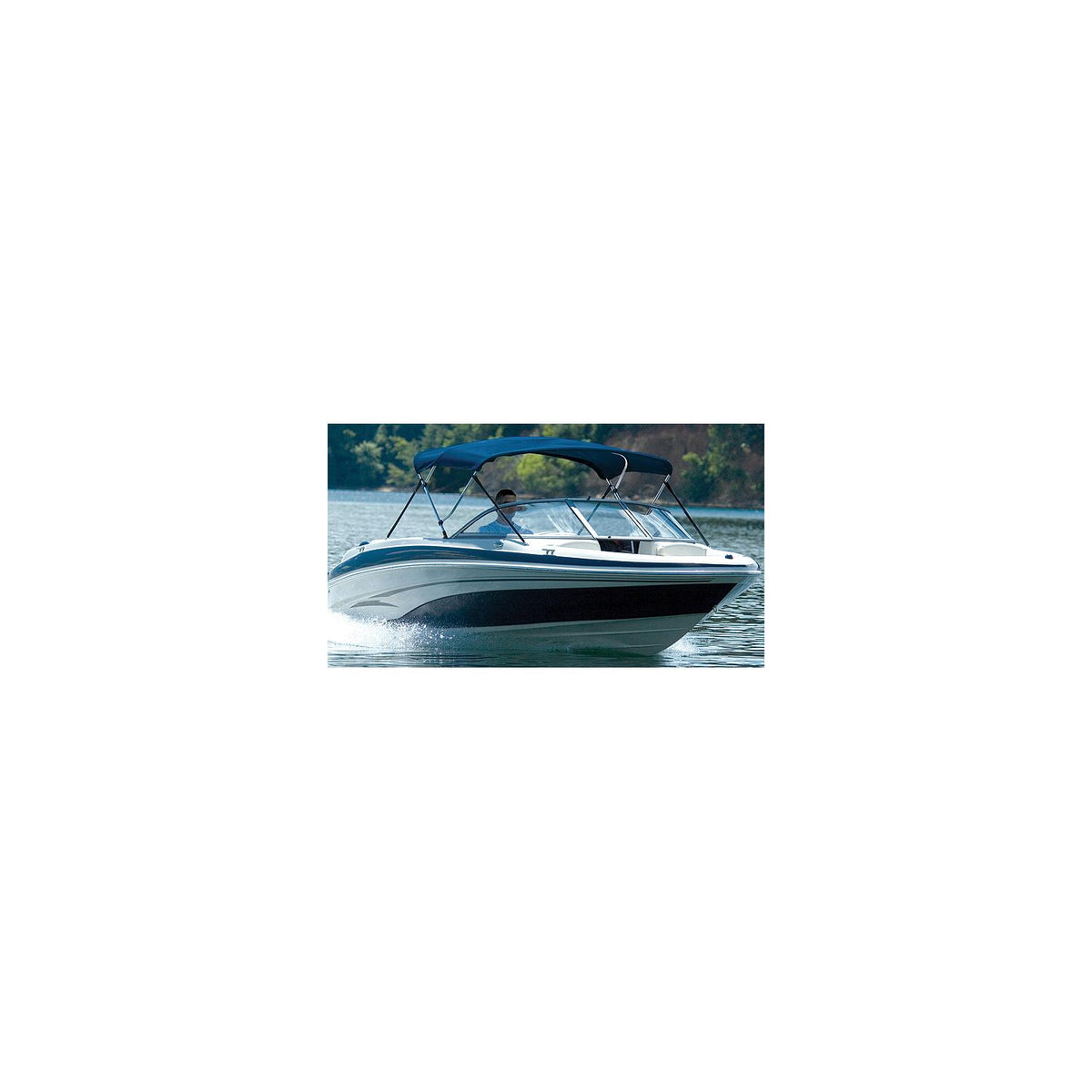 Carver 54" High 3 Bow Ups-Able Bimini Top Kit Captain Navy