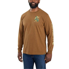 Carhartt - 105485 - Relaxed Fit Heavyweight Long-Sleeve Camo Logo Graphic T-Shirt