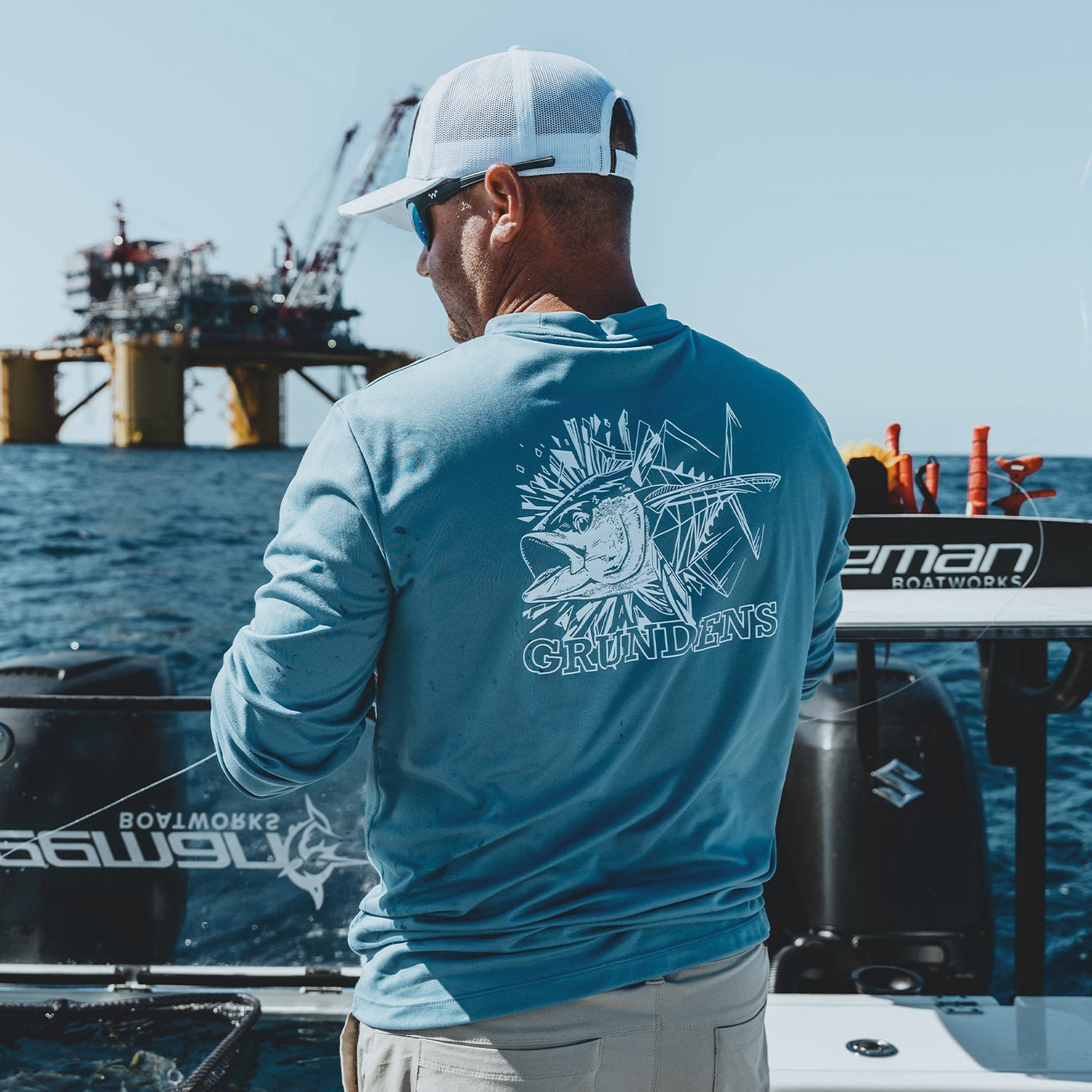 Grundens - Tuna Torpedo LS Tech Tee