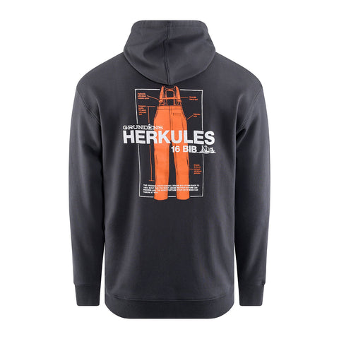 Grundens - Displacement DWR Hoodie - S / Herk 1954 Black