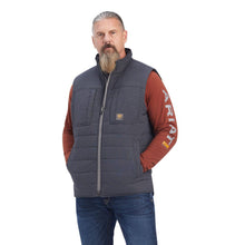 Ariat - Men's Rebar Valiant Stretch Canvas Water Resistant Insulated Vest