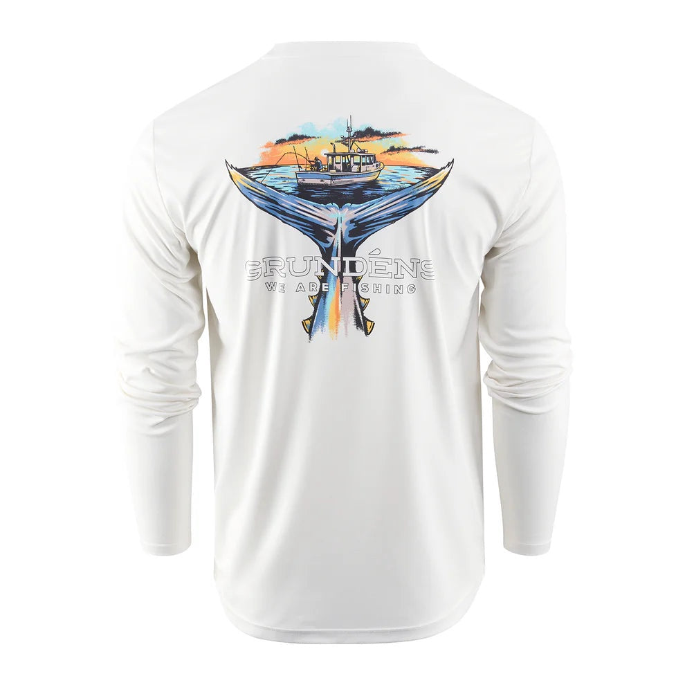 Grundens - Gru Tuna Tailscape Ls Tech Tee