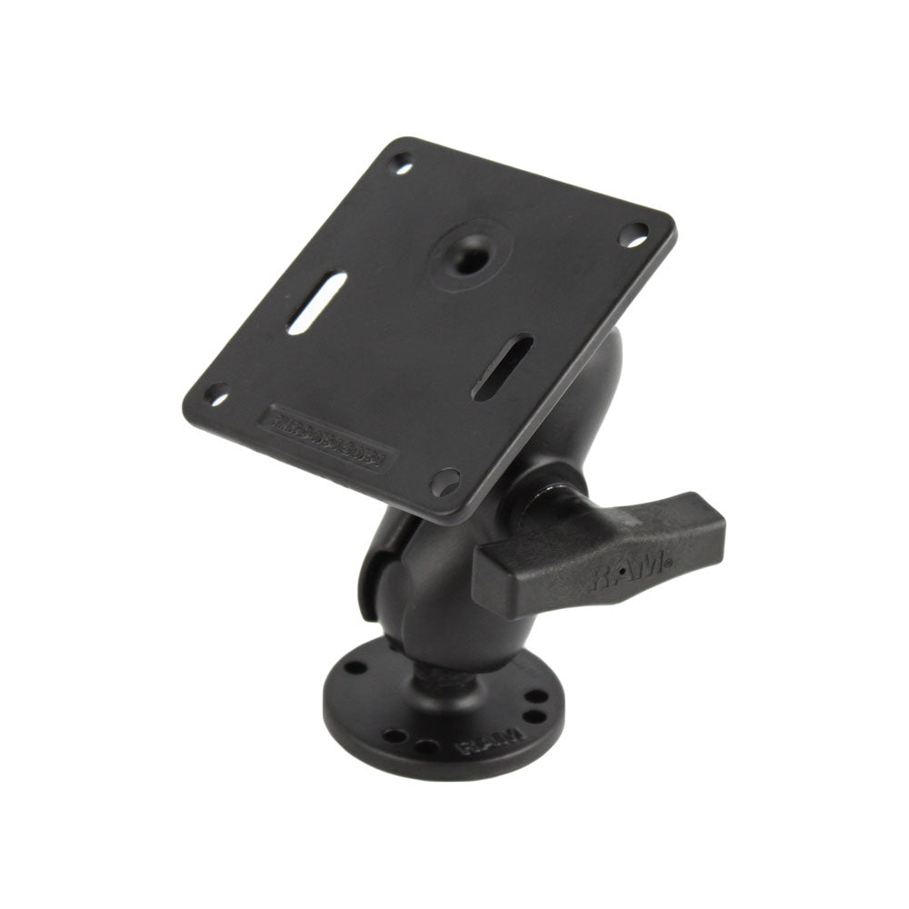 RAM Mount 3.625" Vesa Plate with 75 x 75mm Hole Pattern and Short Arm Surface Mount