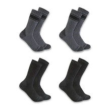 Carhartt - Men`s Heavyweight 4-Pk Crew Socks Assort.