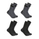Carhartt - Men`s Heavyweight 4-Pk Crew Socks Assort.