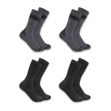 Carhartt - Men`s Heavyweight 4-Pk Crew Socks Assort.